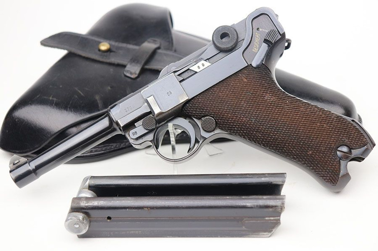 Rare Police Mauser Luger Rig - Simson Proofs - 1