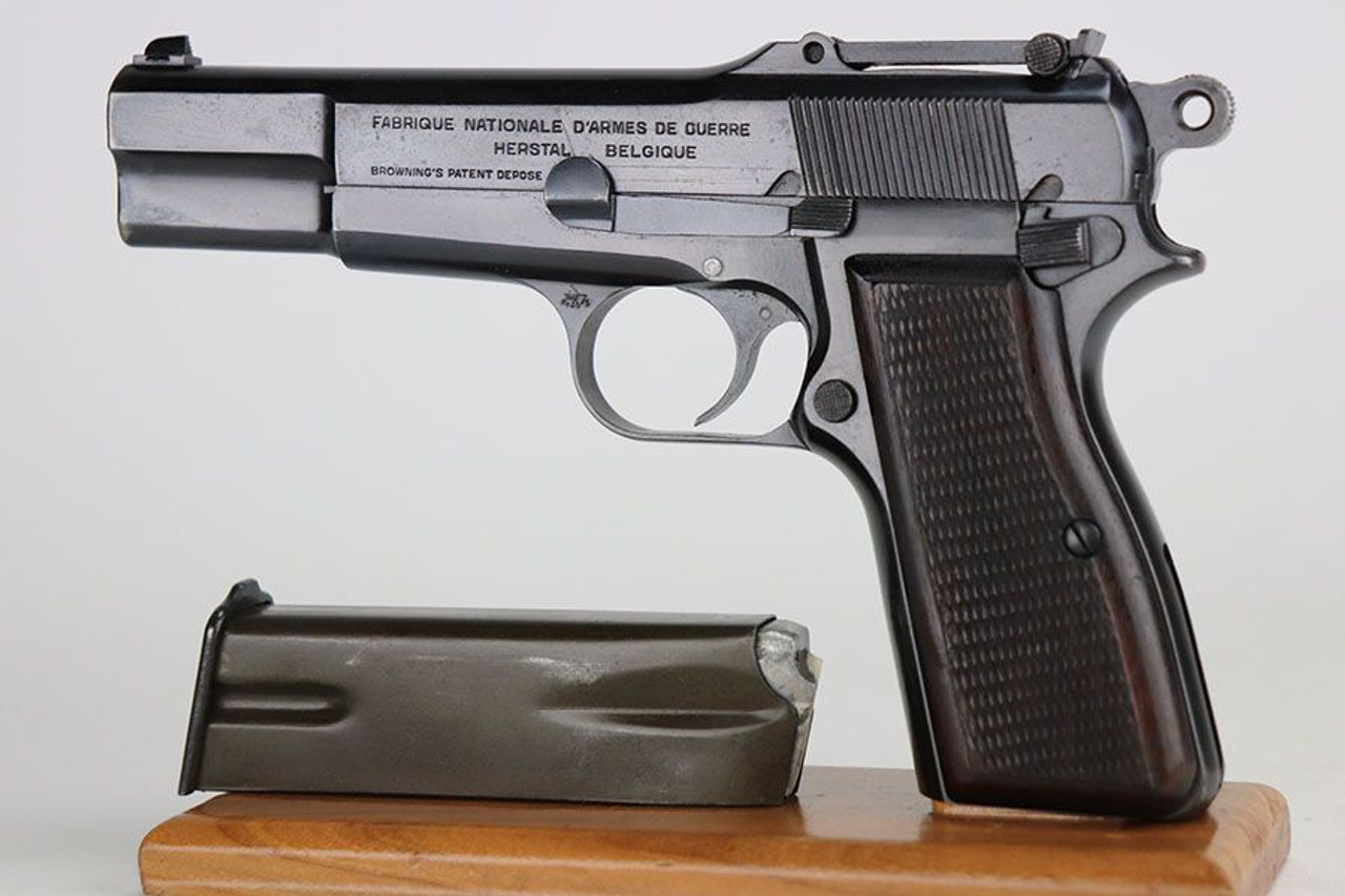 Rare, Early Nazi FN Browning High Power - Slotted Frame - 1