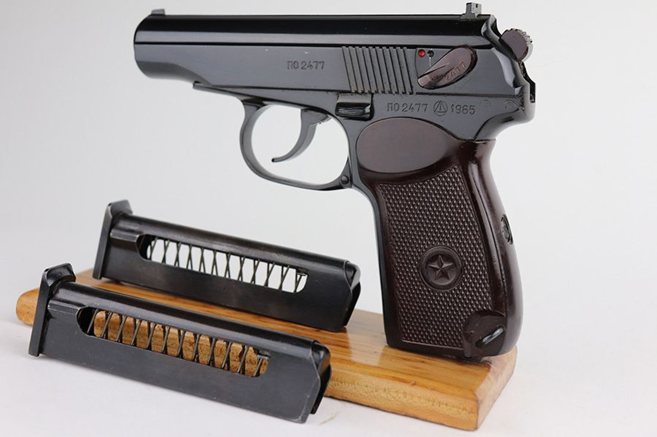 Mint 1965 Makarov PM - Two Matching Magazines - 1