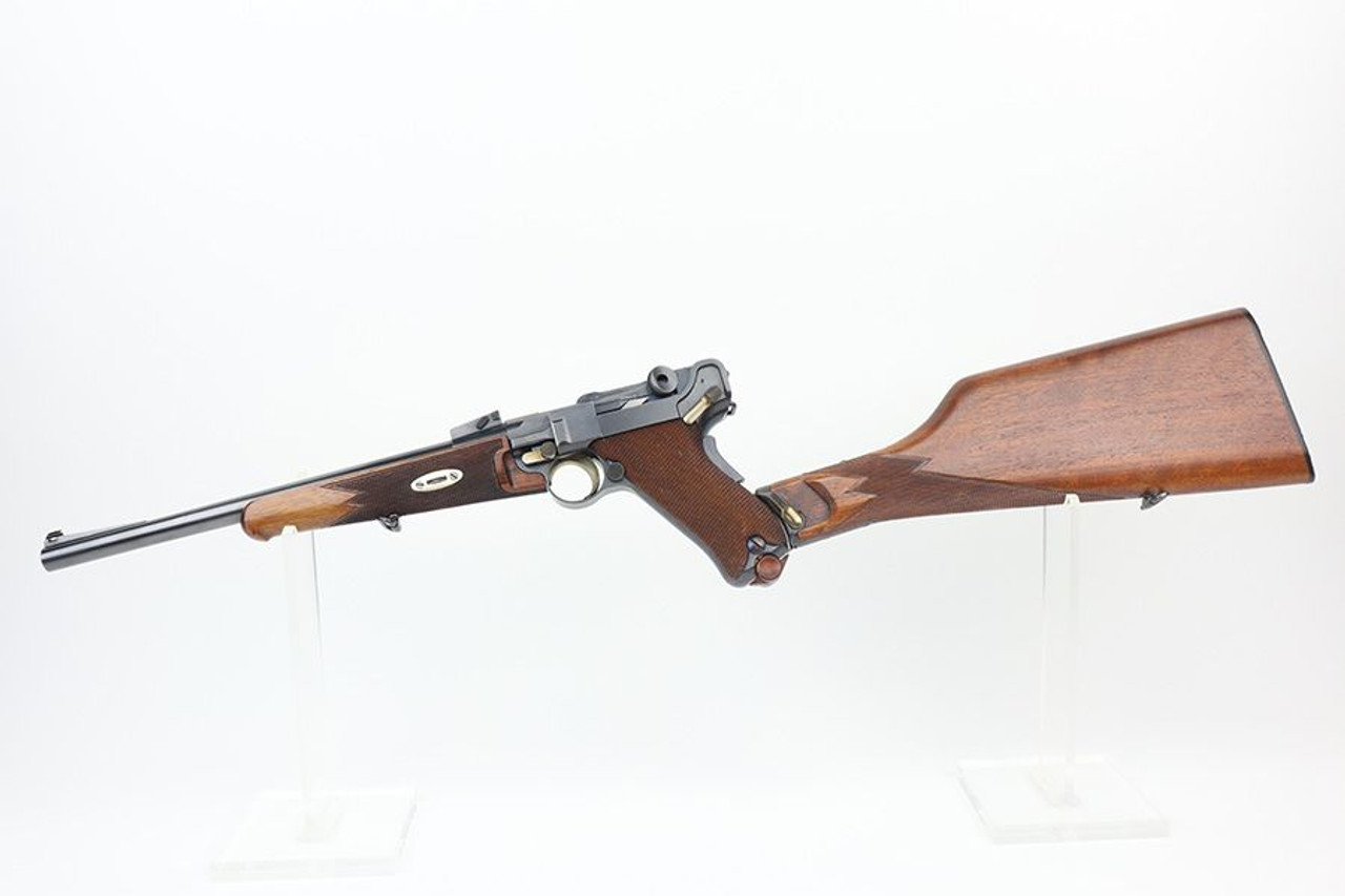 Rare, Exceptional DWM Model 1902 Luger Carbine Rig - Matching Stock - 1
