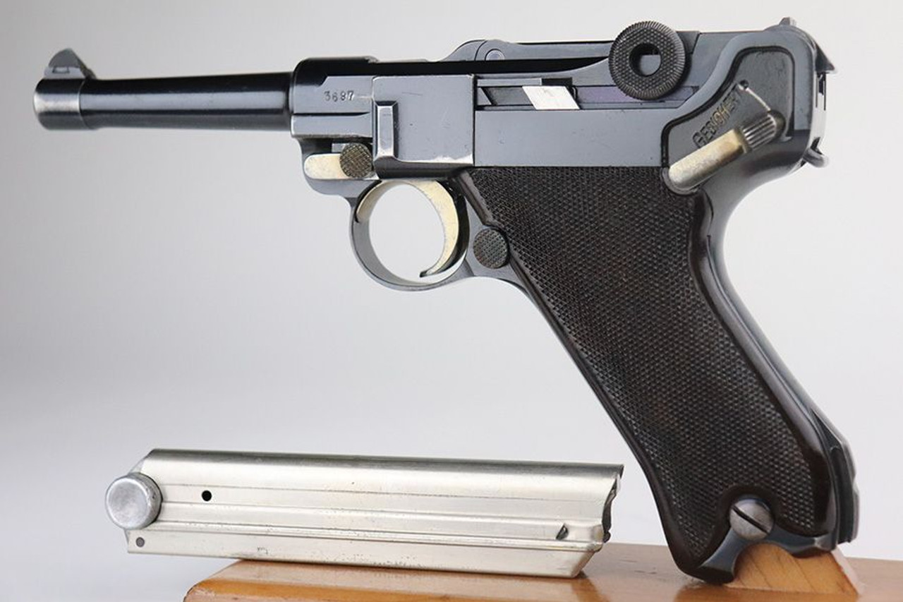 Rare, Beautiful Krieghoff Luger - Matching Magazine - 1