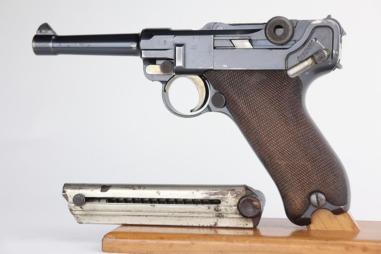 Rare 1908 First Issue DWM Luger - Regimental Marking - 1