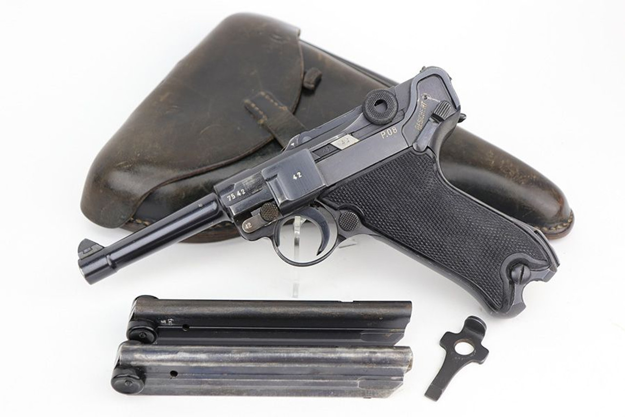 1942 Black Widow Mauser Luger Rig - 1