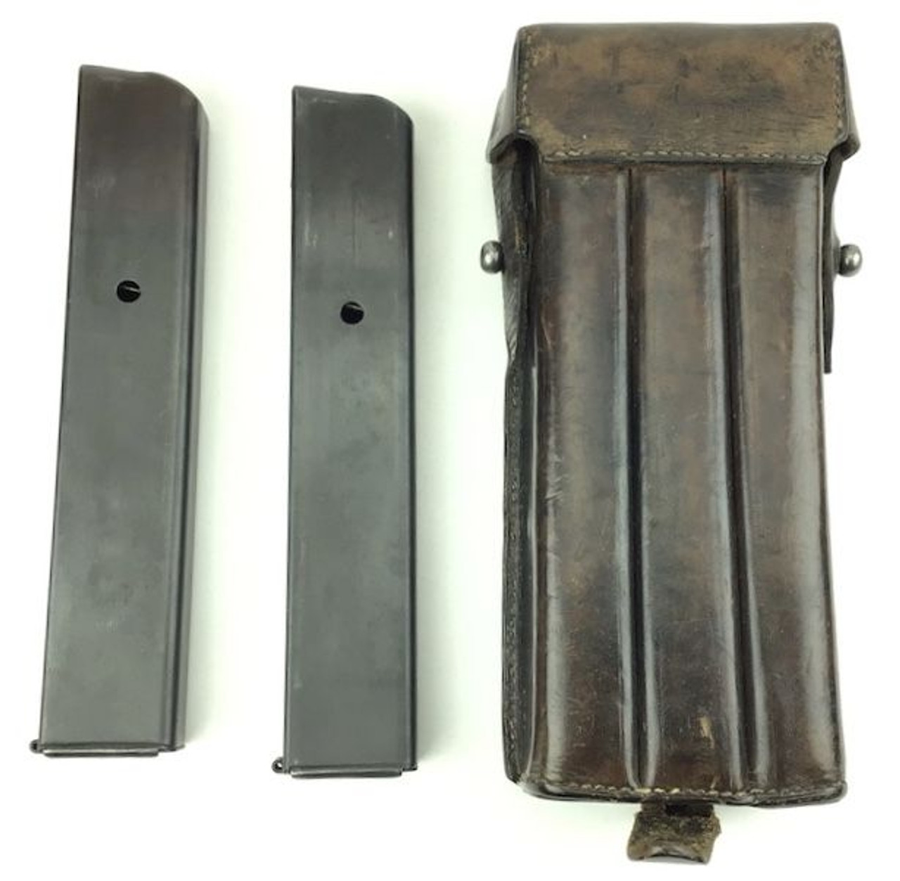 Steyr MP34 Magazines and Carry Pouch 9mm WWII Nazi Sub machine gun - 1