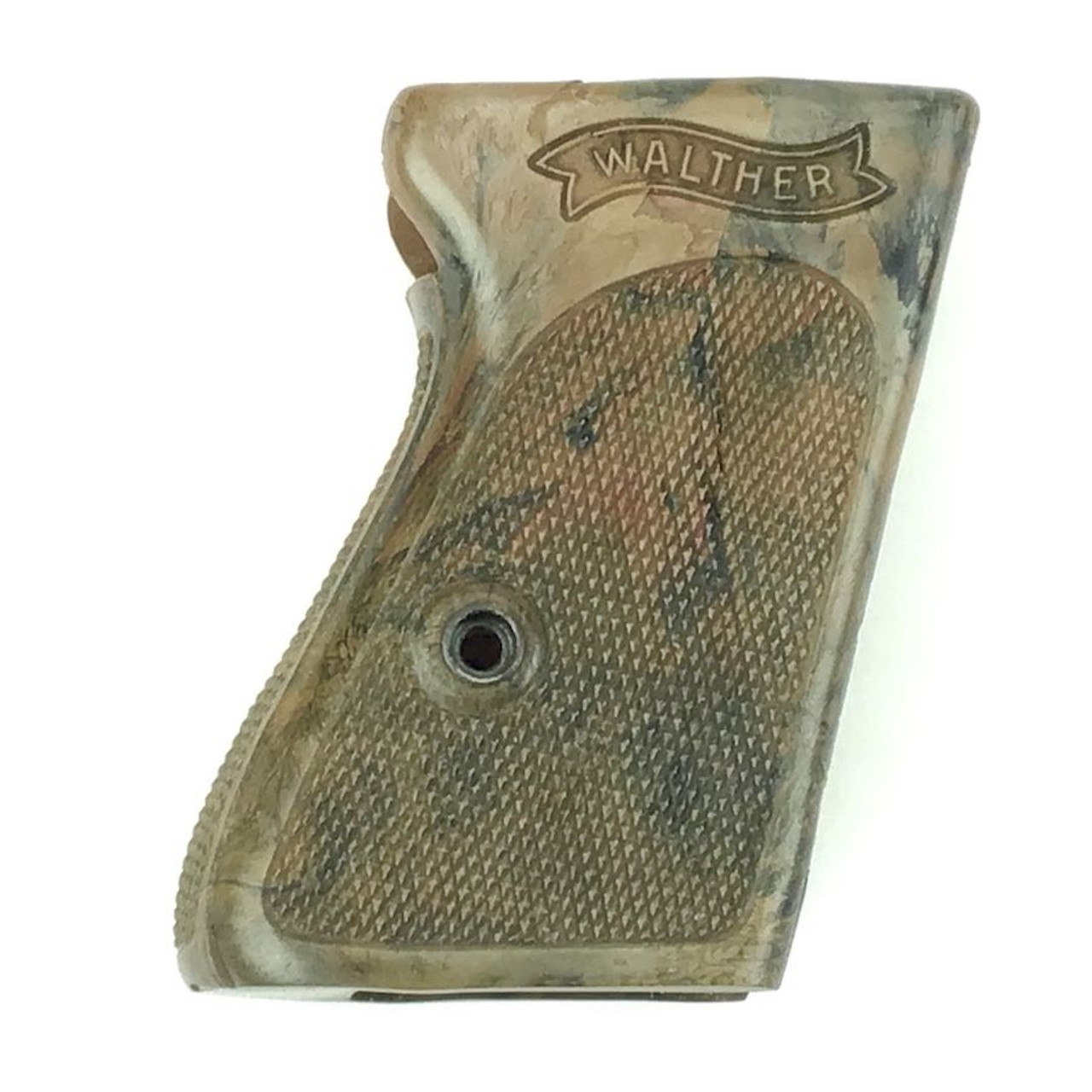 RARE Gray Walther PPK Grip 7.65mm German Pistol Part WWII - 1