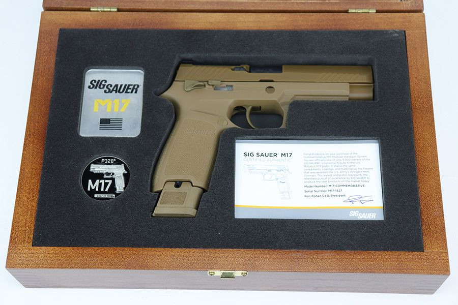 Boxed, Cased Sig Sauer P320 M17 Commemorative - 1