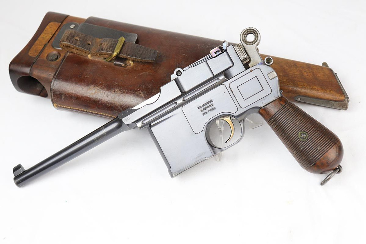 Rare, Excellent Mauser C96 Rig - Large Ring - Matching Stock - 1