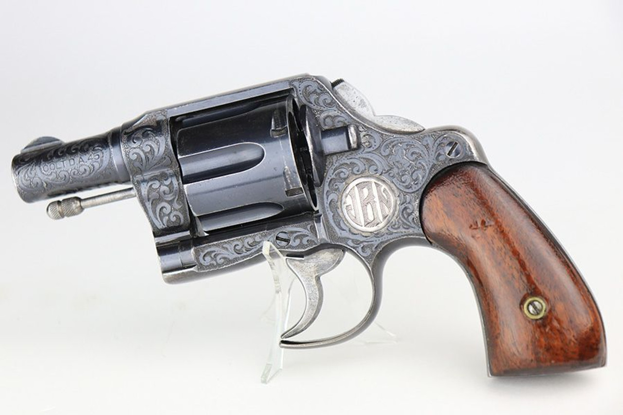 Rare, Engraved Colt Revolver - Fitz Special - 1