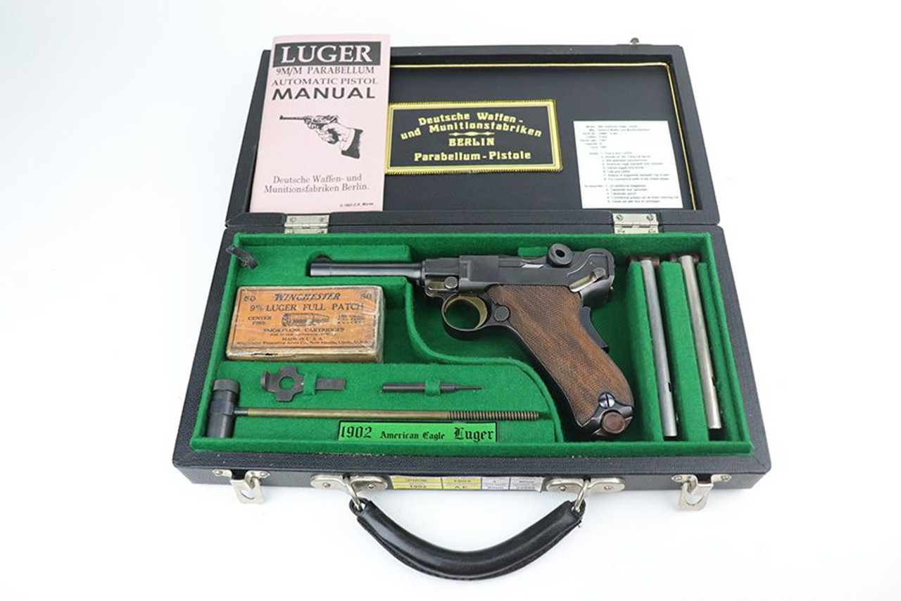Rare 1902 DWM Luger Assembly - Fat Barrel - 1