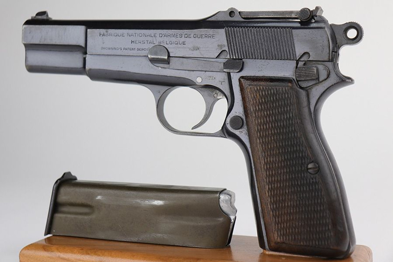 Scarce Nazi FN Browning High Power - Tangent Sight - 1