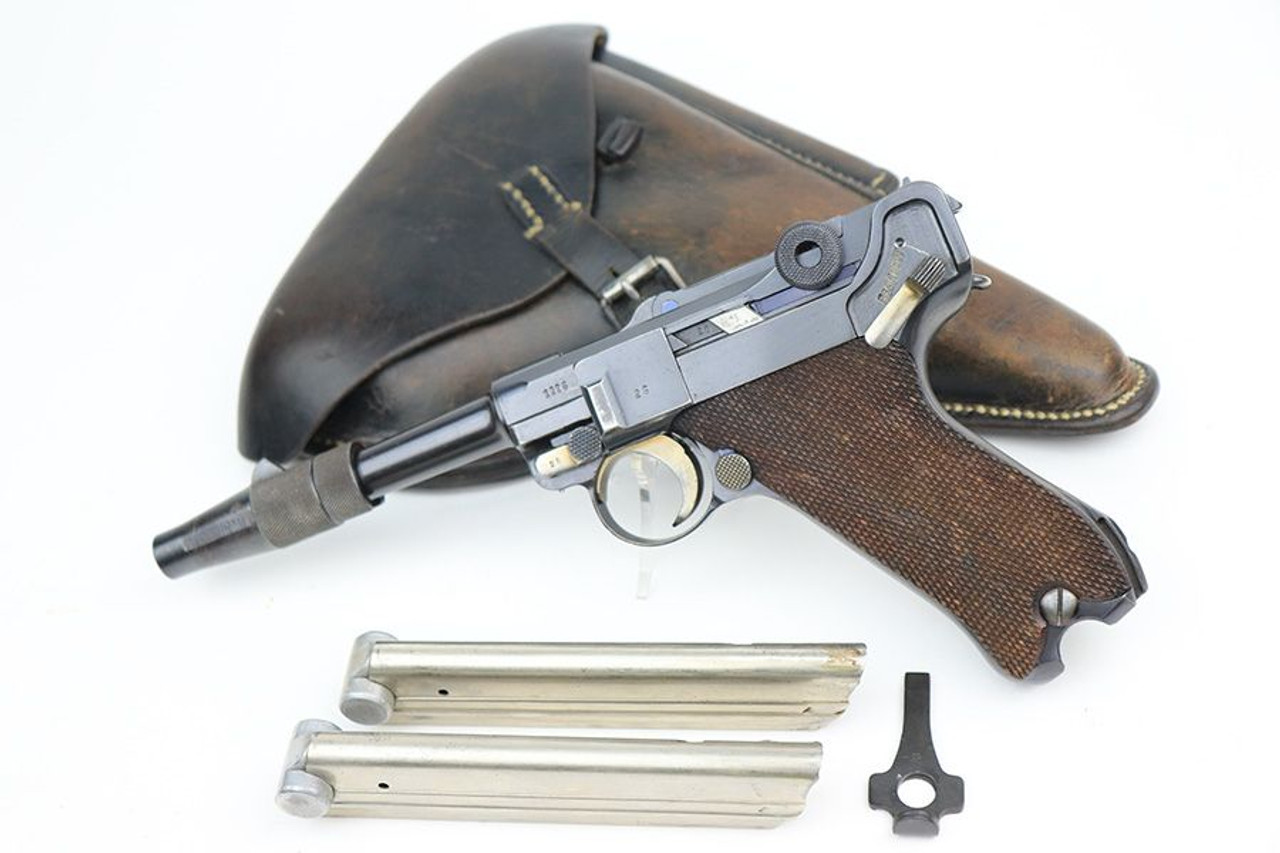 Rare G Date Mauser Luger Rig - Matching Magazine - 1