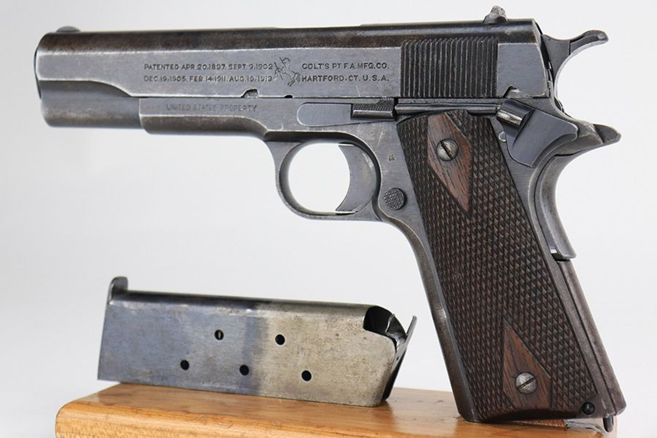 Black Army Colt M1911 - 1918 Mfg - 1