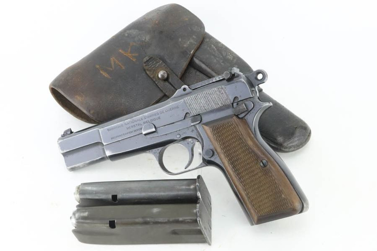Nazi FN Browning High Power Rig - Tangent Sight