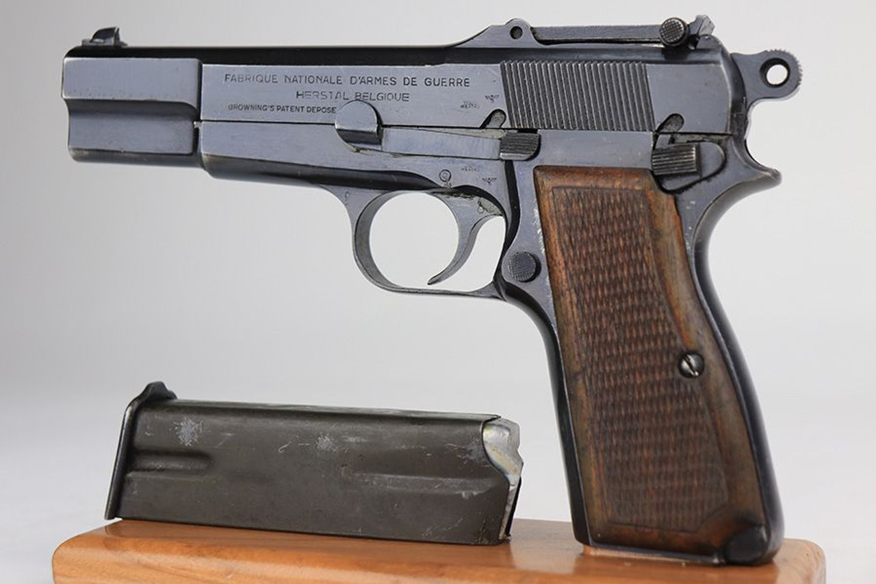 Scarce Nazi FN Browning High Power - Tangent Sight - 1