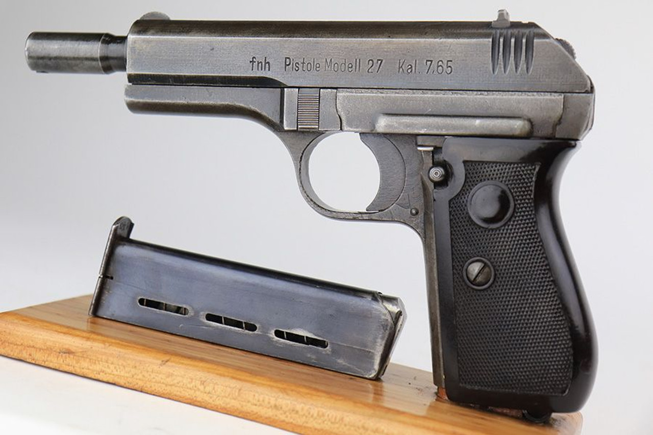 Rare Nazi CZ 27 - Barrel Extended for Silencer - 1
