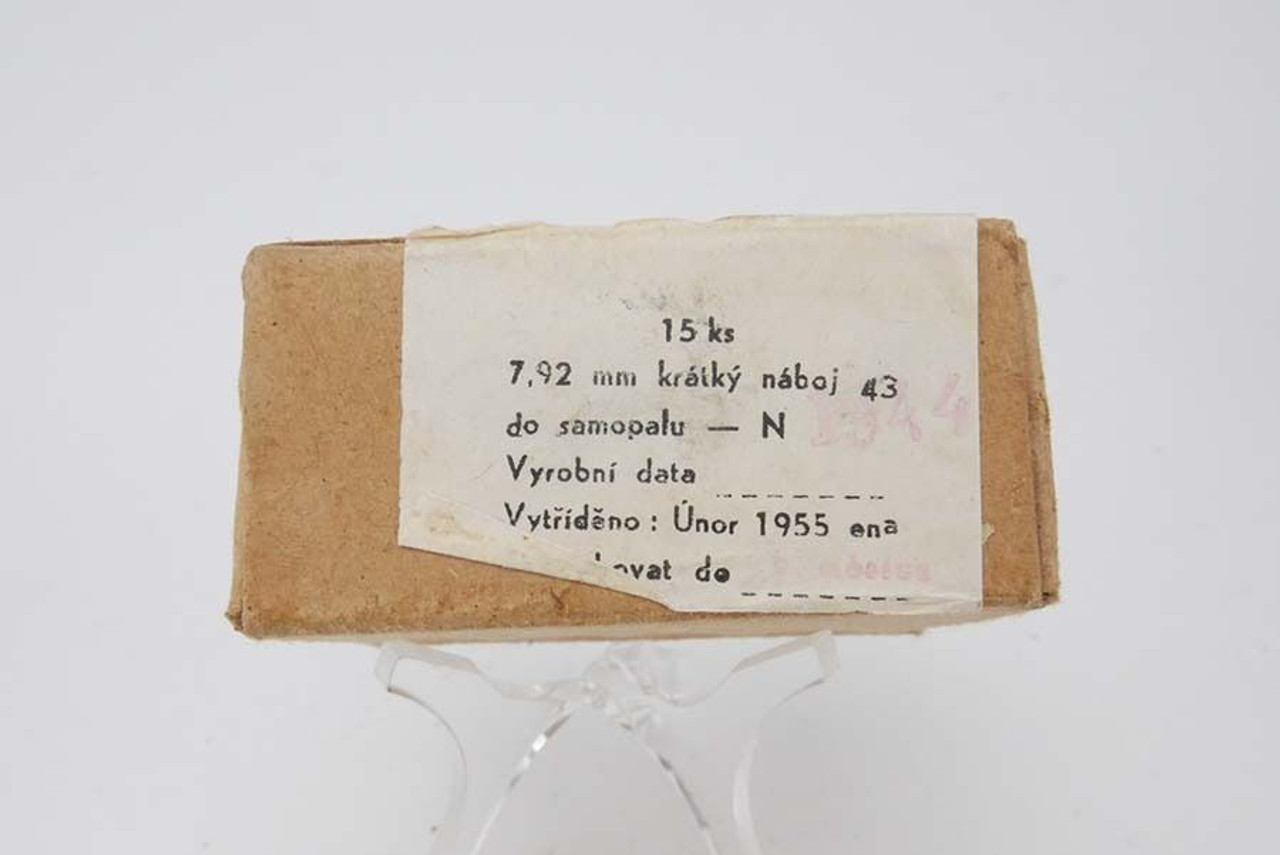 Scarce 1944 STG44 / MP44 Boxed Ammo -15 Rounds - 1