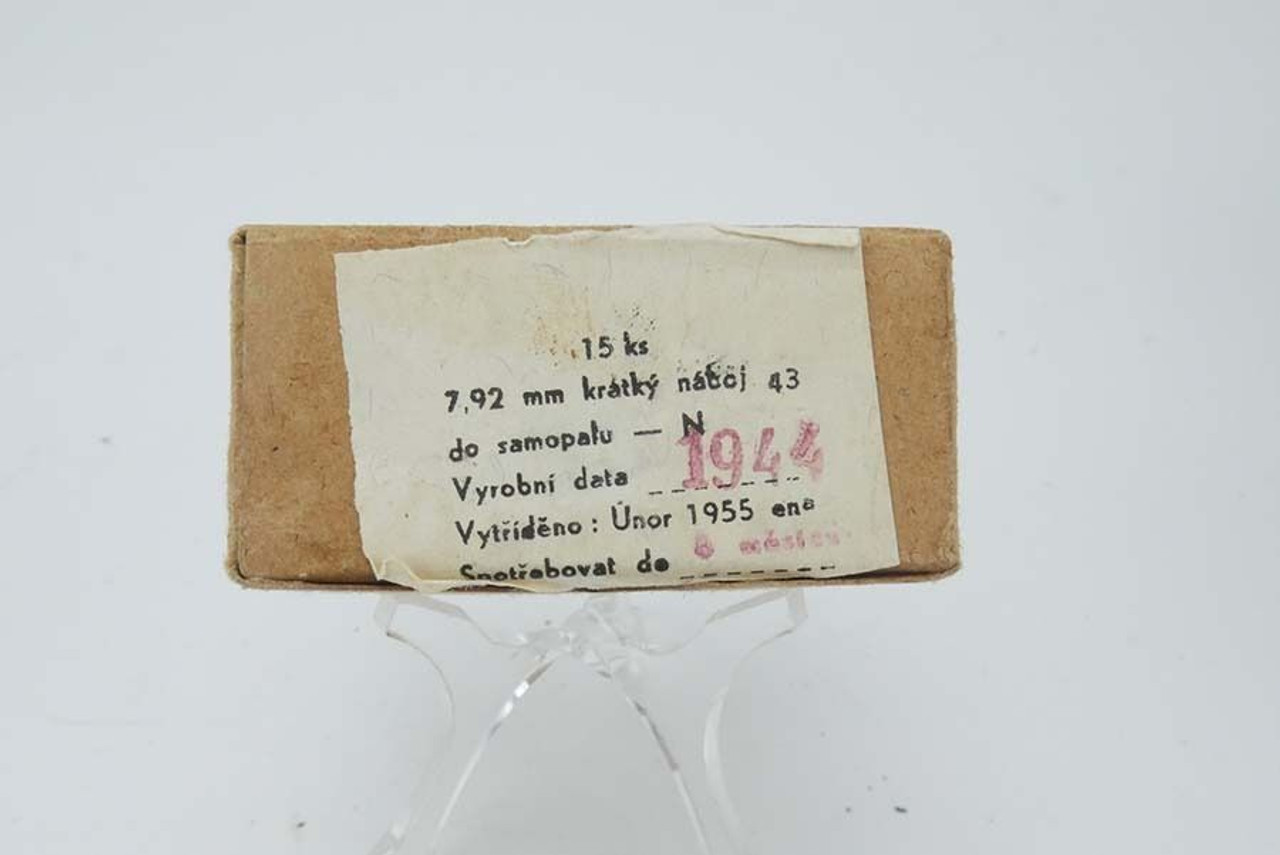 Scarce 1944 STG44 / MP44 Boxed Ammo -15 Rounds - 1