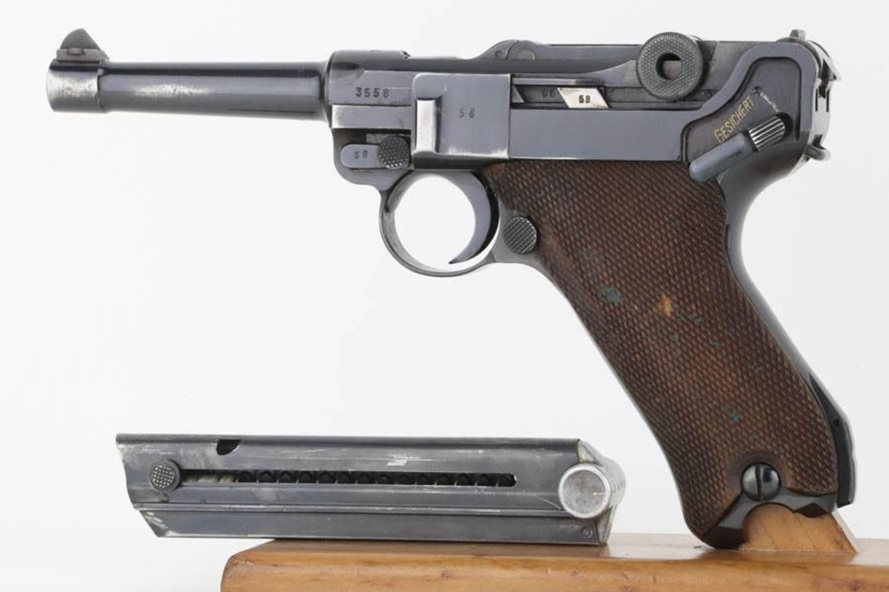 2nd Variation 1937 Mauser Luger - Matching Magazine - 1