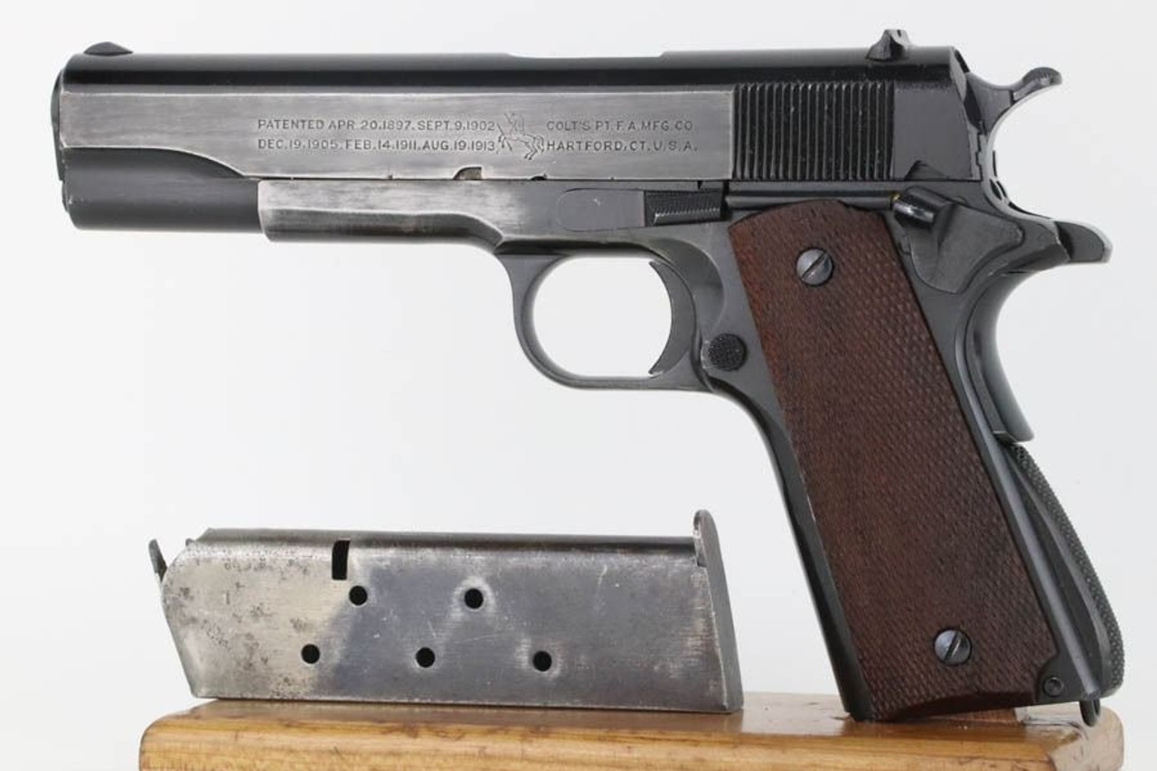 Rare Transitional Colt 1911A1 - 1924 Mfg - 1