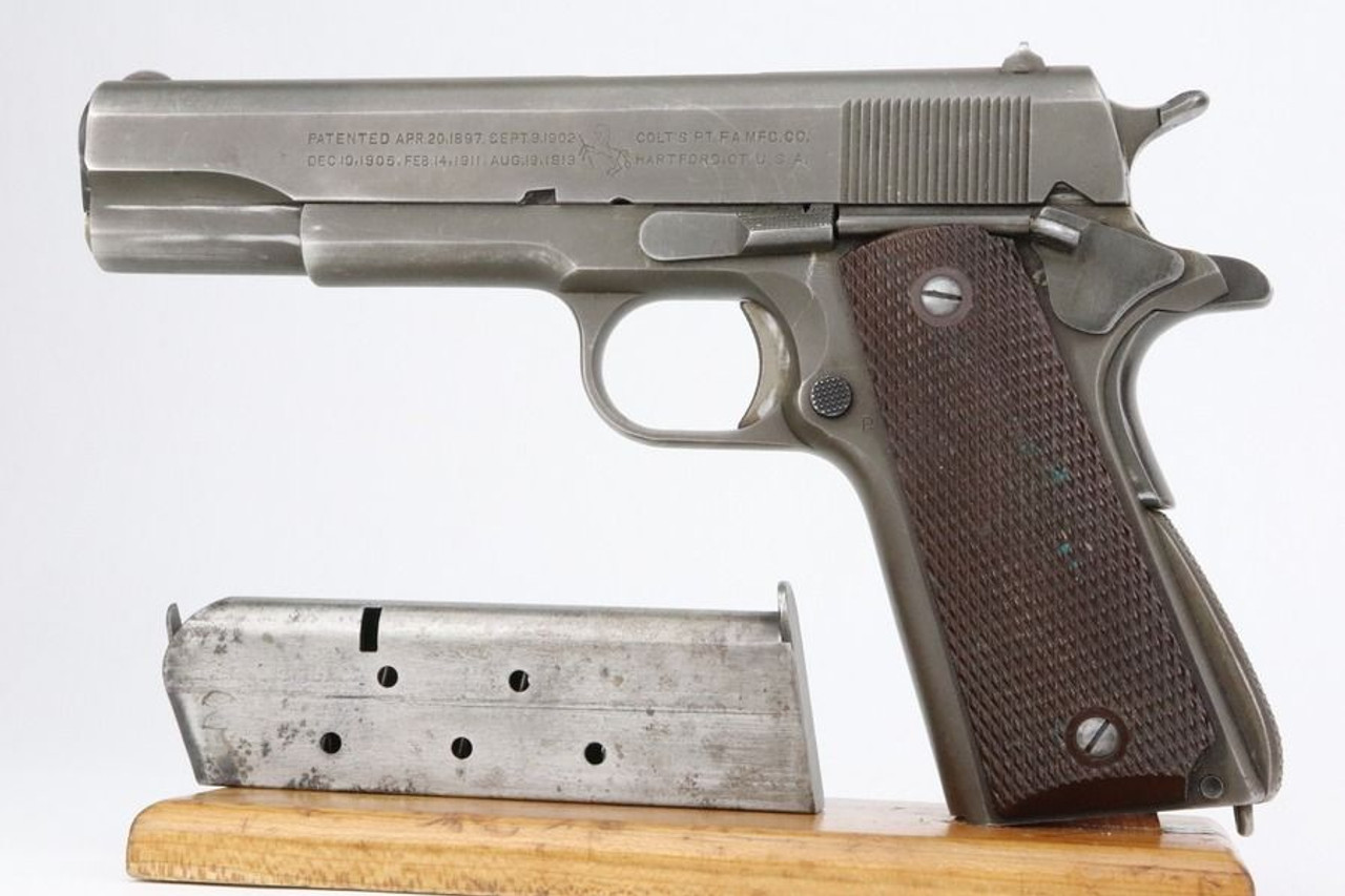 Scarce, Excellent 1942 Colt M1911A1 - WB Inspector - 1
