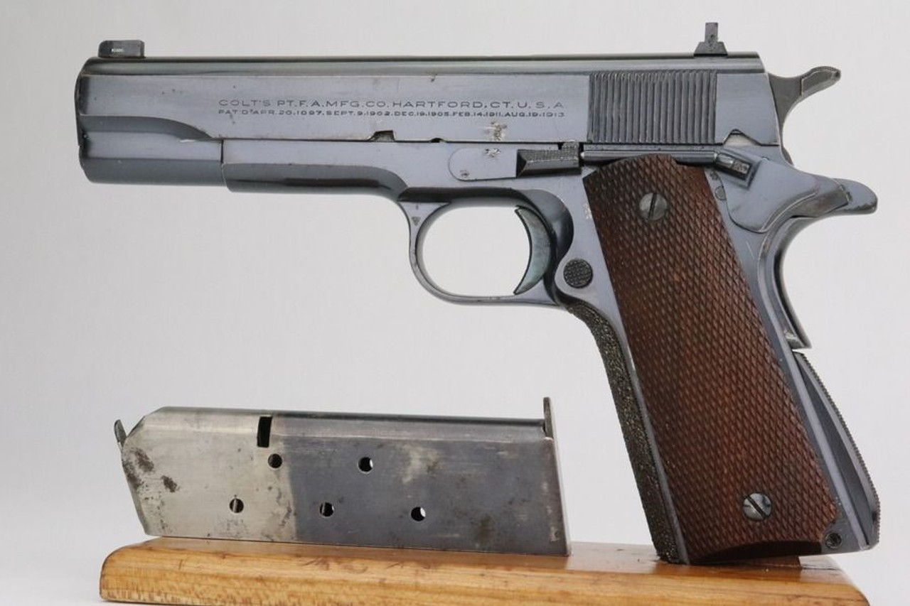 Pre-War Colt Government Model National Match - King Gunsight Upgrades - 1