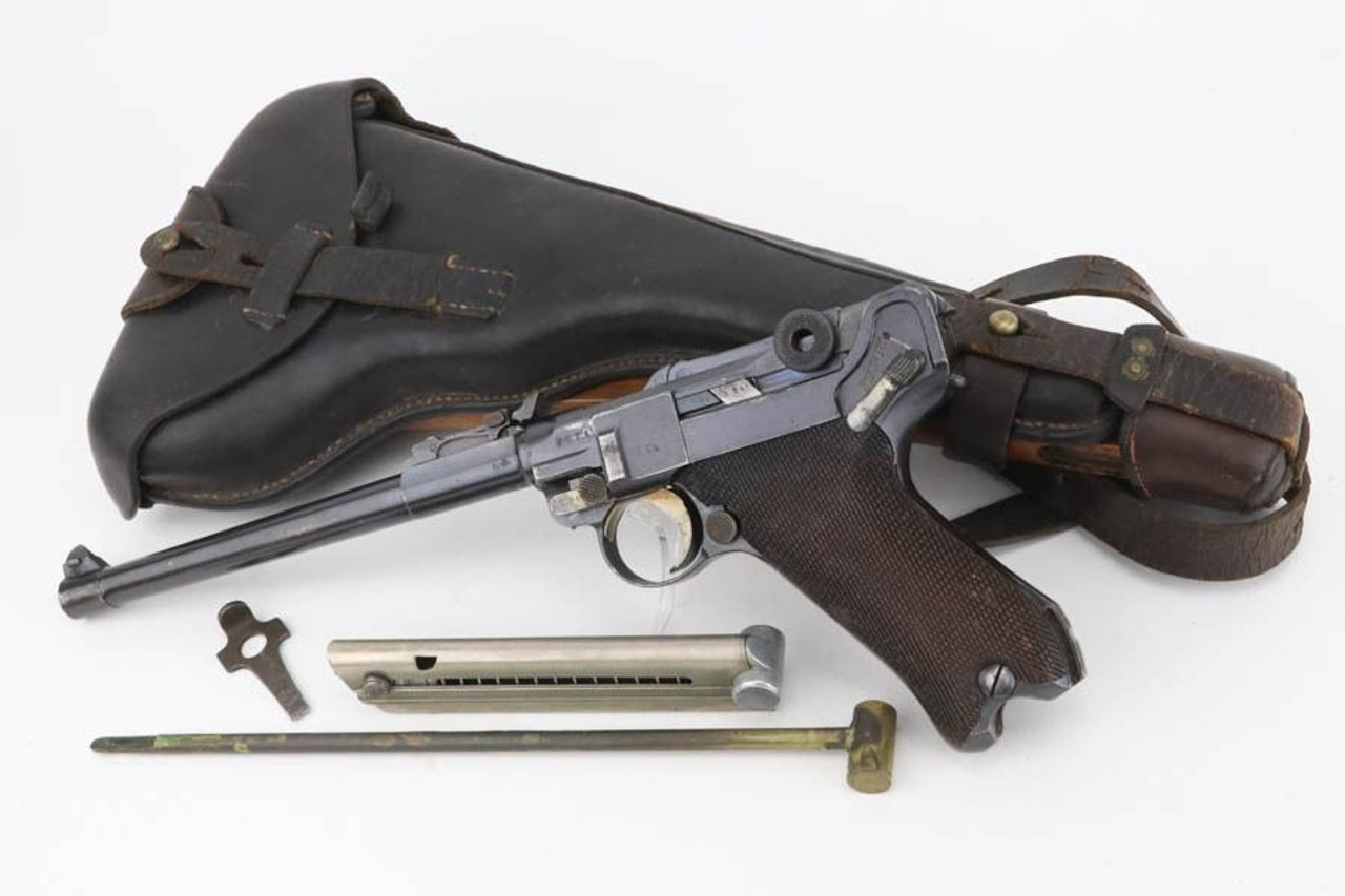 Rare 1914 Erfurt Artillery Luger Rig - 1