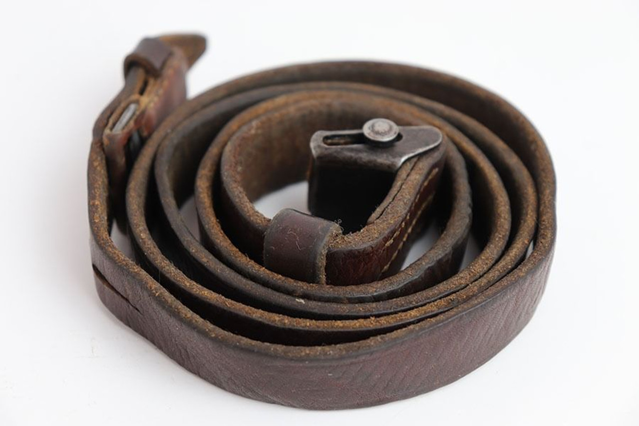 WW2 Leather K98 Sling With Keeper - XH - 1