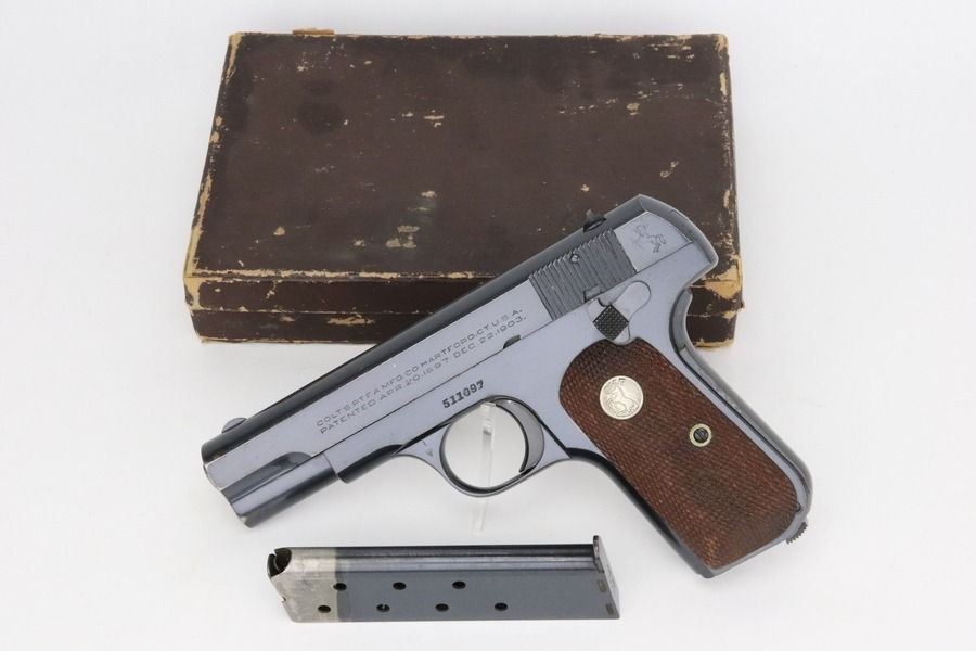 Excellent, Boxed 1932 Colt Model 1903 Pocket Hammerless - .32 ACP - 1