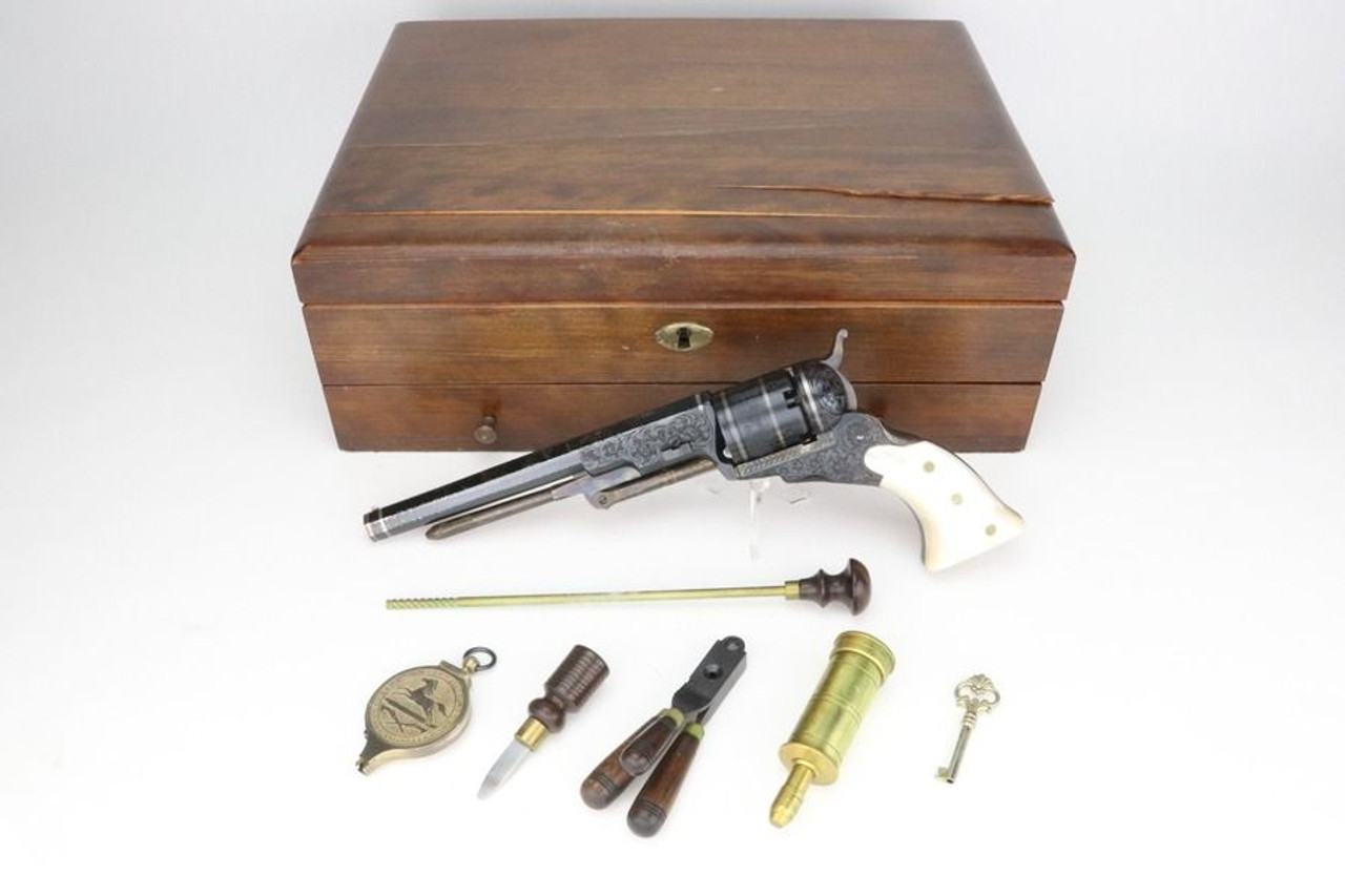 Cased Samuel Colt Texas Paterson Revolver - US Historical Society - 1