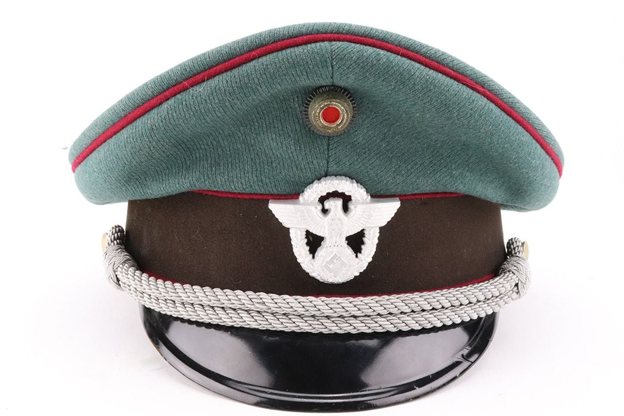WW2 German Police Officer's Visor Cap - 1