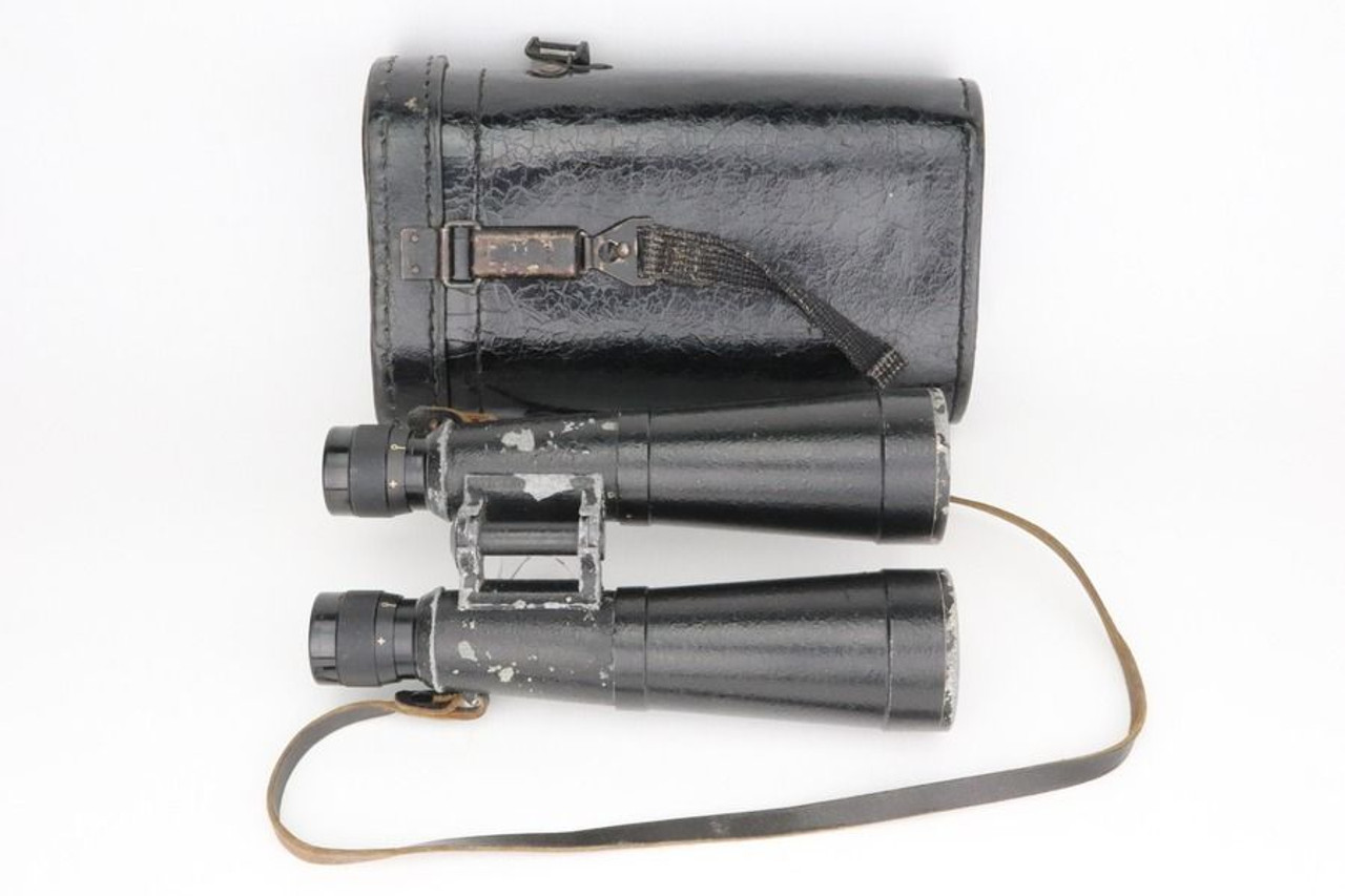 Cased WW2 German Dienstglas Binoculars - Hensoldt & Sohne - 1