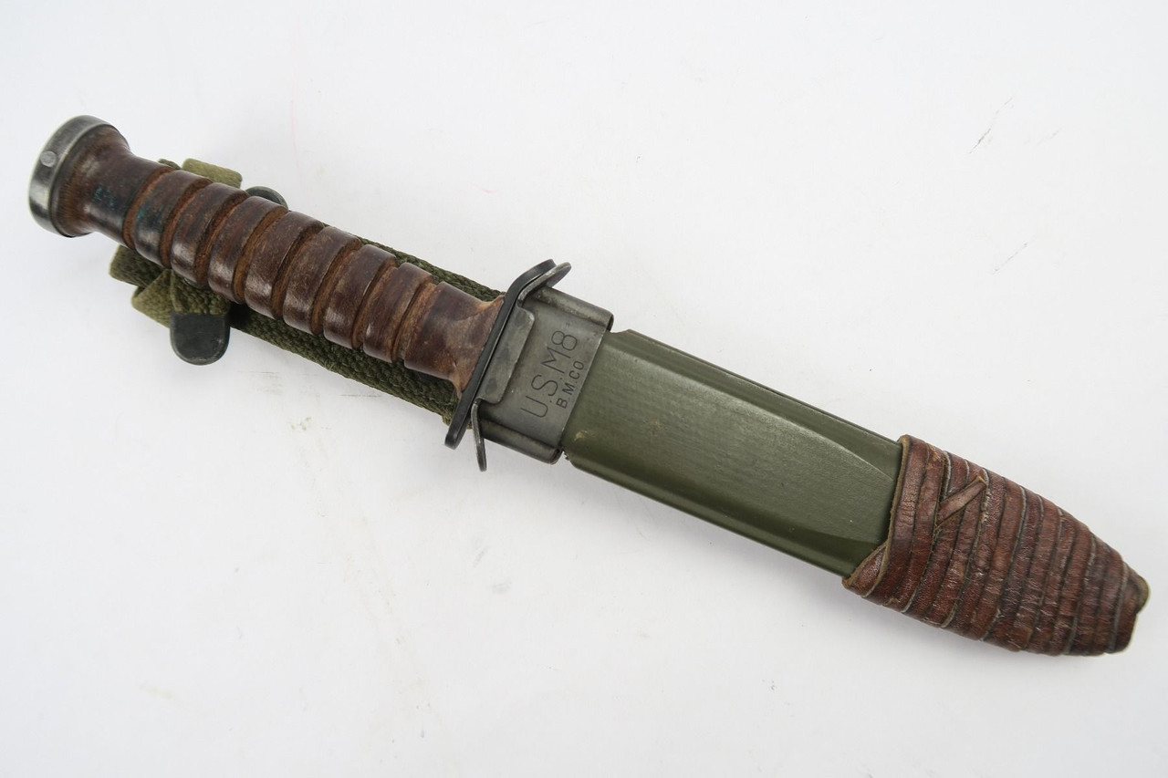 Minty M3 Camillus Fighting Knife & Early M8 Scabbard - 1