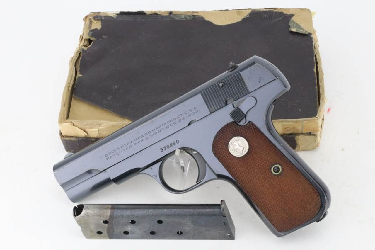 Excellent, Boxed Colt Model 1903 Pocket Hammerless - 1935 Mfg - 1