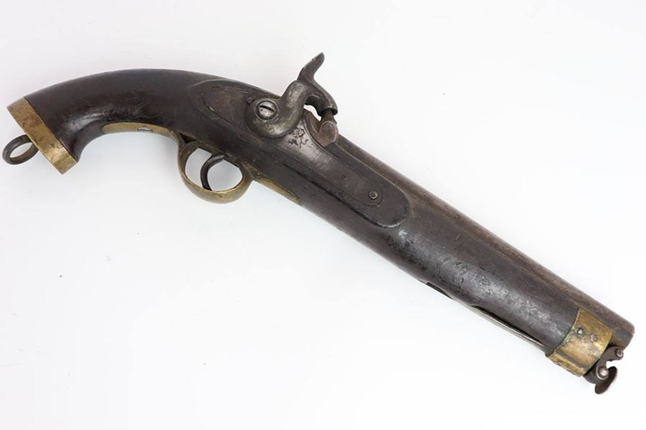 British-made East India Company (EIC) Model 1843 Percussion Dragoon Pistol - 1