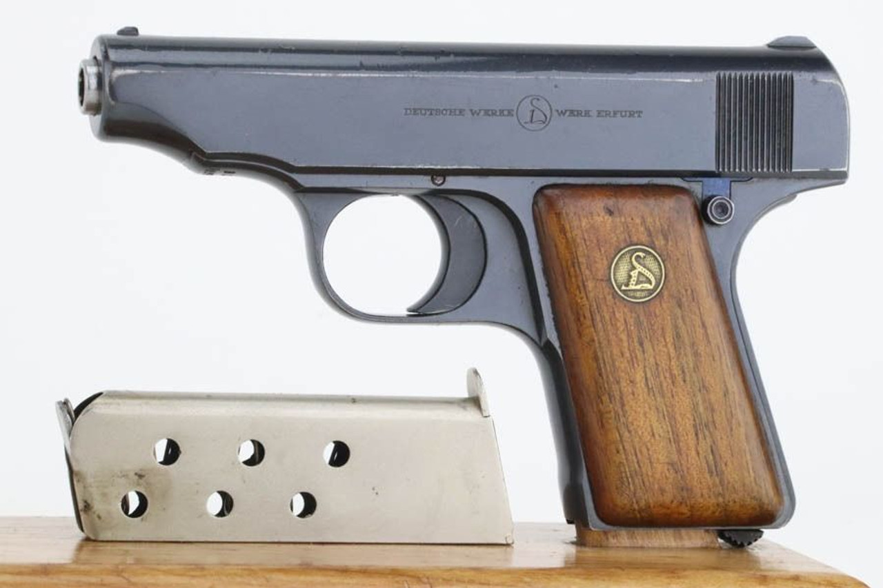 Beautiful Erfurt Ortgies Pocket Pistol - 6.35mm - 1