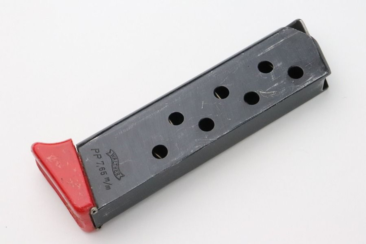 Rare, Red Finger Extension Bottom PP Magazine - 1