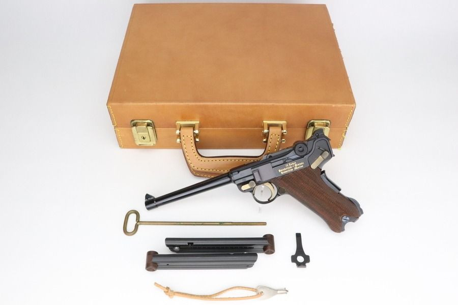 SOLD - Cased Interarms Mauser Navy Luger - 75th Anniversary