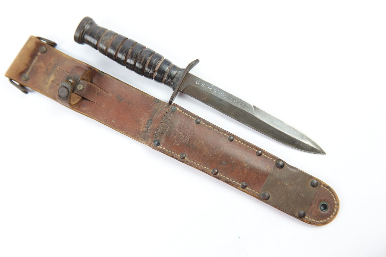 US M3 PAL Blade Dated Fighting Knife & M6 Scabbard - 1