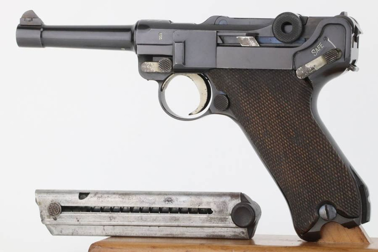 Rare 1923 DWM American Eagle Luger - A.F. Stoeger Marked - 1