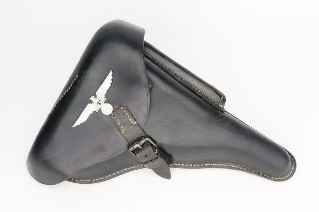 Minty, 1939 G. Weiss Braunschweig Luger holster - With Added Embellishment - 1