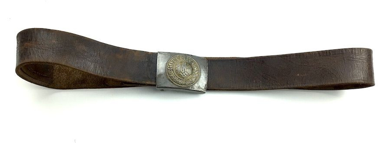 Gott Mit Uns Black Belt and Buckle - 1