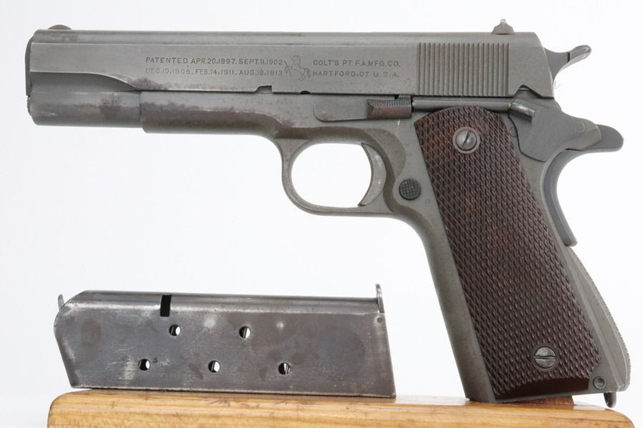 Scarce 1942 Colt M1911A1 - WB Inspector - 1