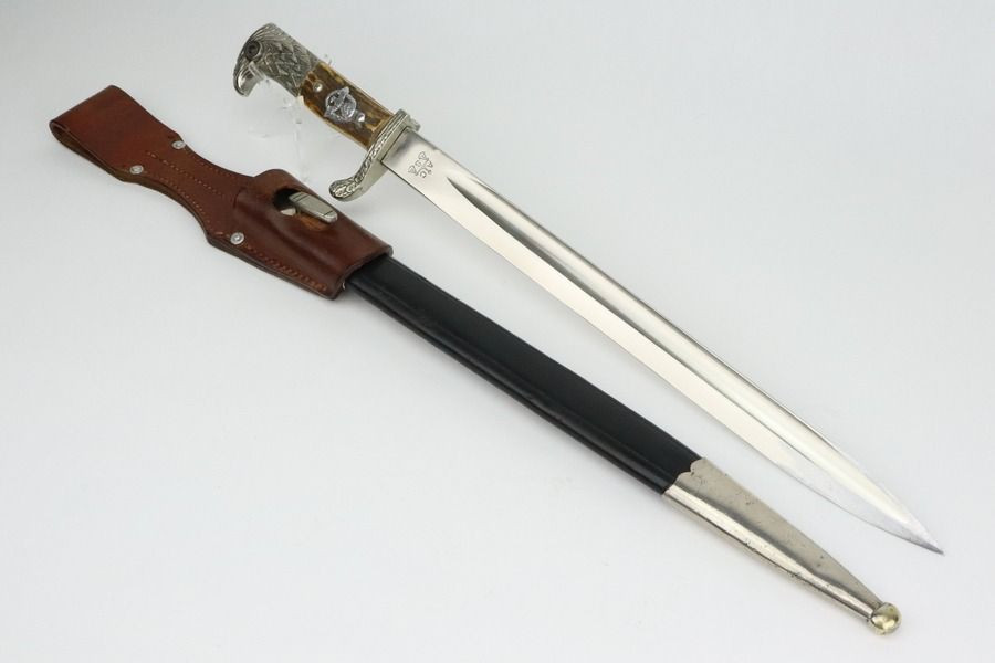 Excellent German Police Dress Mauser Bayonet - Alex Coppel Make - 1