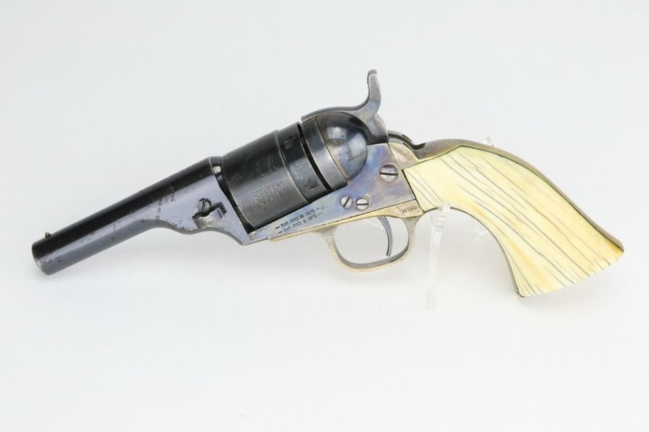 Colt 1862 Pocket Navy Cartridge Conversion Revolver - With Ivory Grips - 1