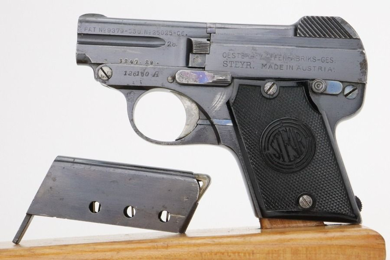 Steyr-Pieper Model 1909 Pocket Pistol - 1