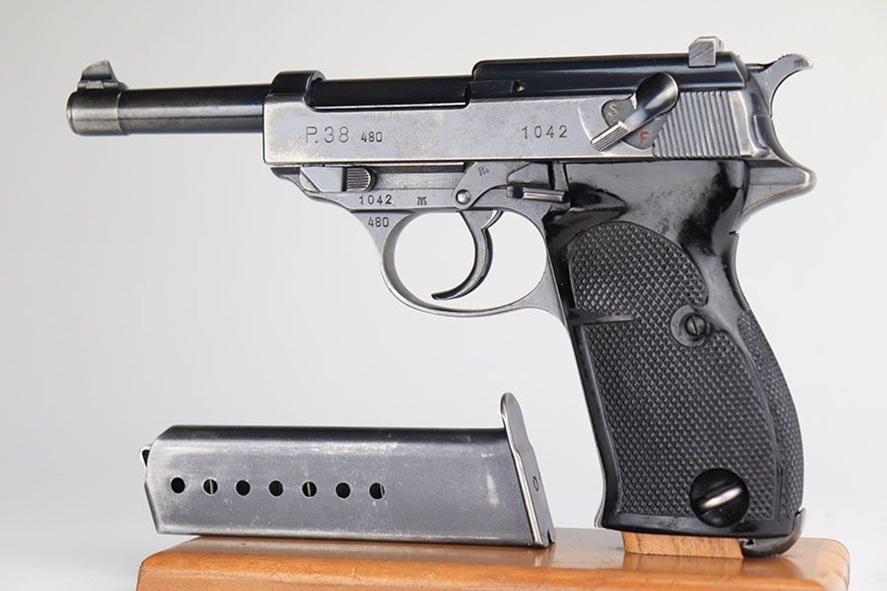 Rare Walther P.38 - 480 Code - Matching Magazine - 1