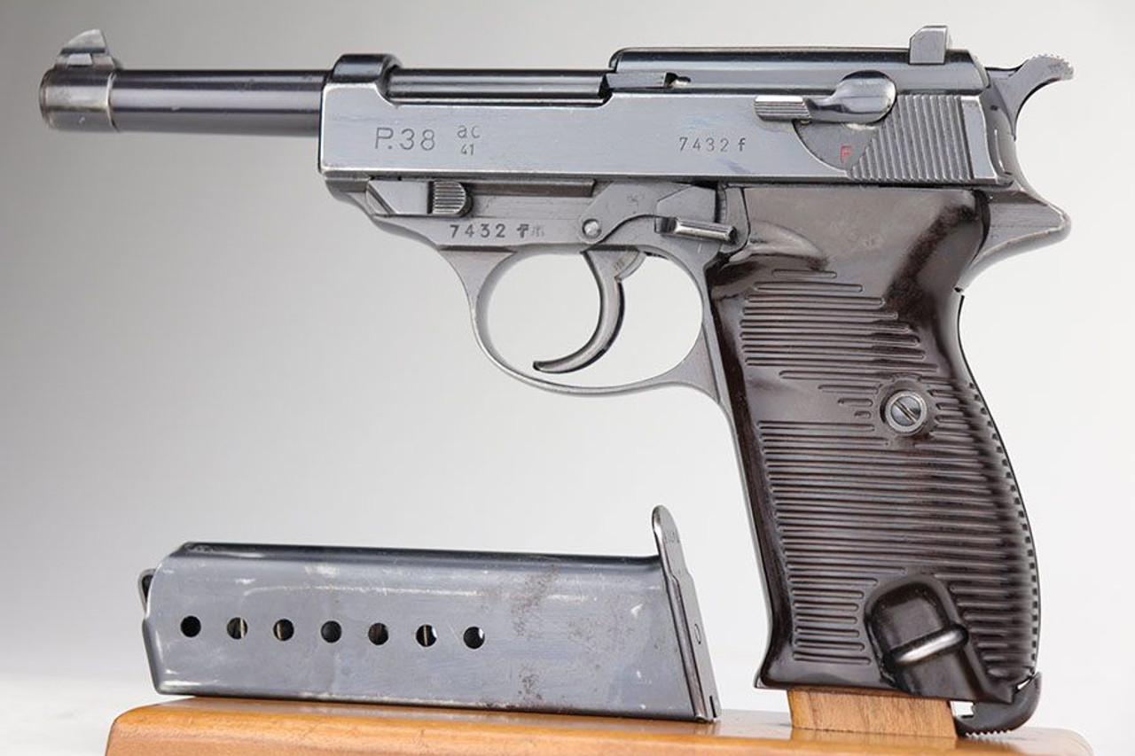 Terrific 1941 Walther P.38 - Matching Magazine - 1