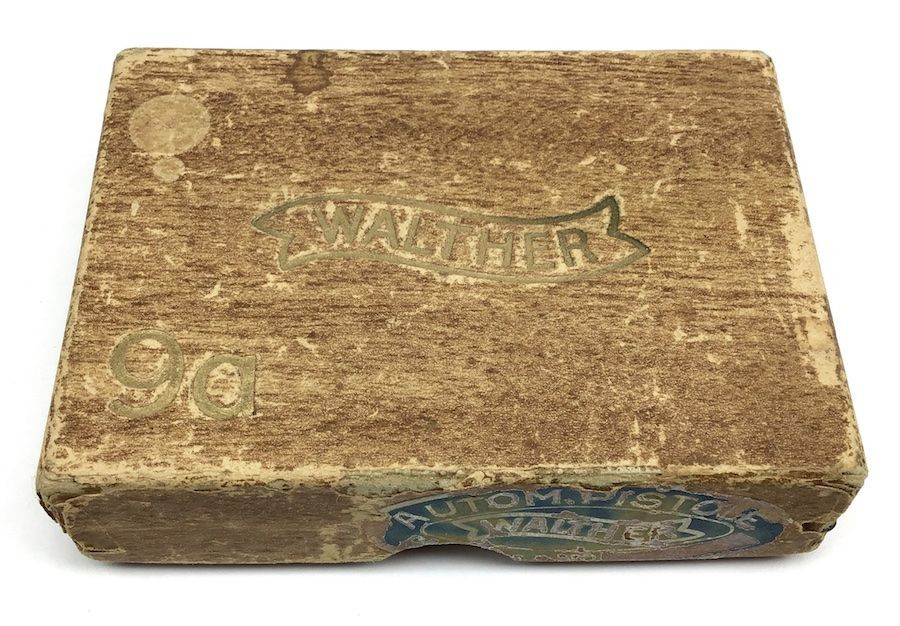 Walther Model 9 Box & Cleaning Brush .25 caliber Pre Nazi Not WWII - 1