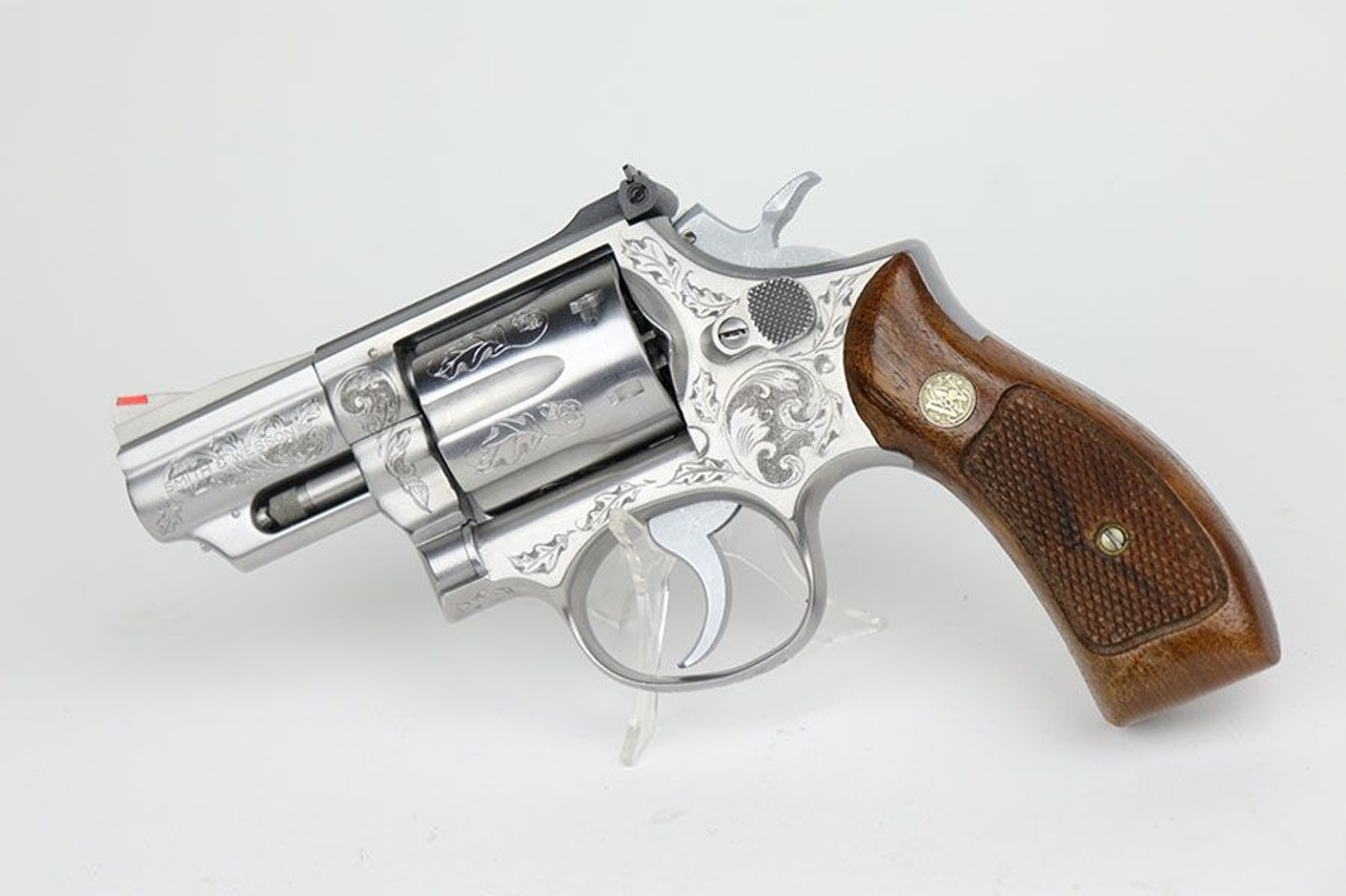 Engraved Smith & Wesson Model 66 Combat Magnum - 1