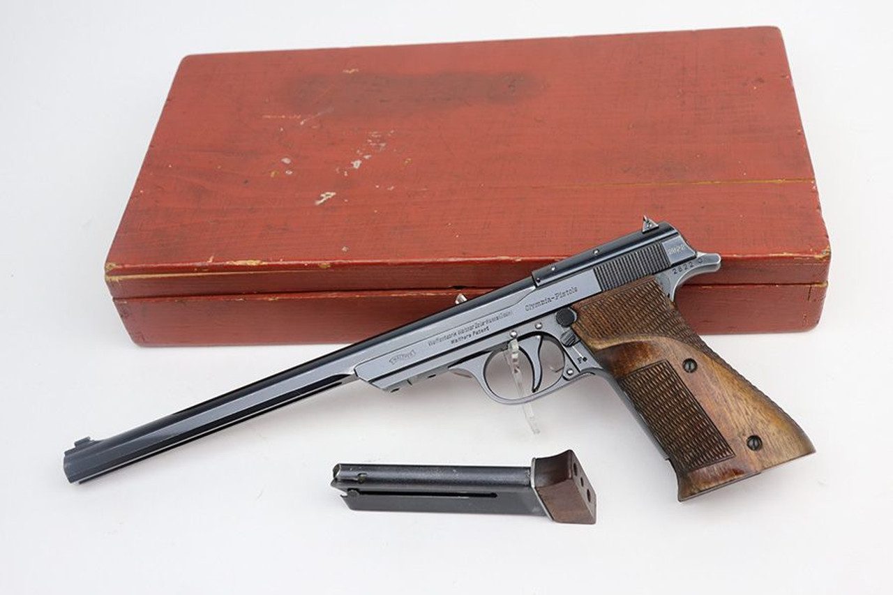 Cased Walther Olympia Fünfkampf - Matching Magazine - 1